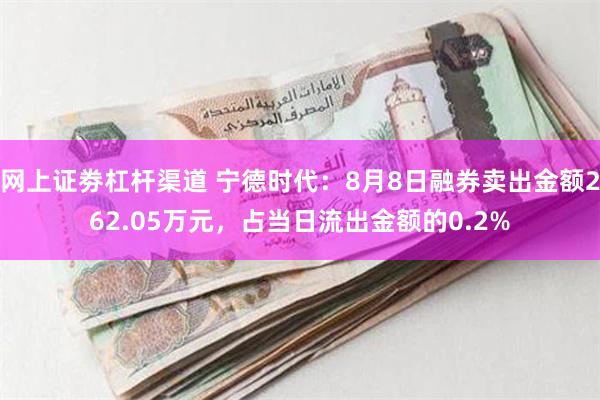 网上证劵杠杆渠道 宁德时代：8月8日融券卖出金额262.05万元，占当日流出金额的0.2%