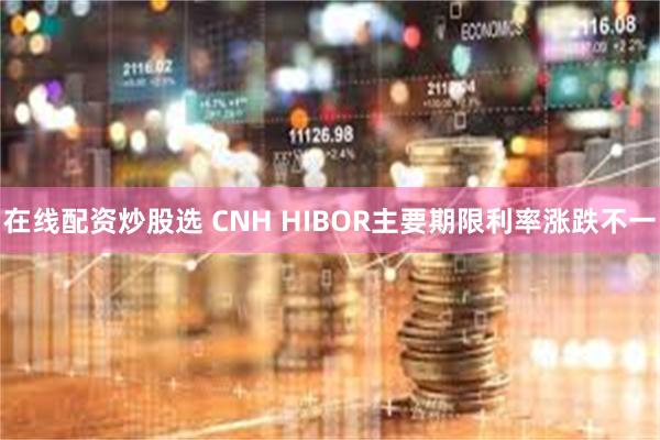 在线配资炒股选 CNH HIBOR主要期限利率涨跌不一