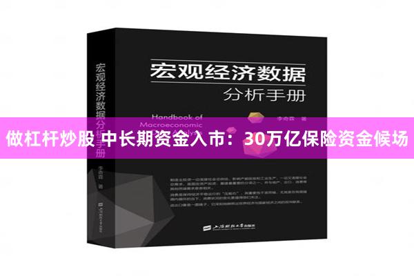 做杠杆炒股 中长期资金入市：30万亿保险资金候场