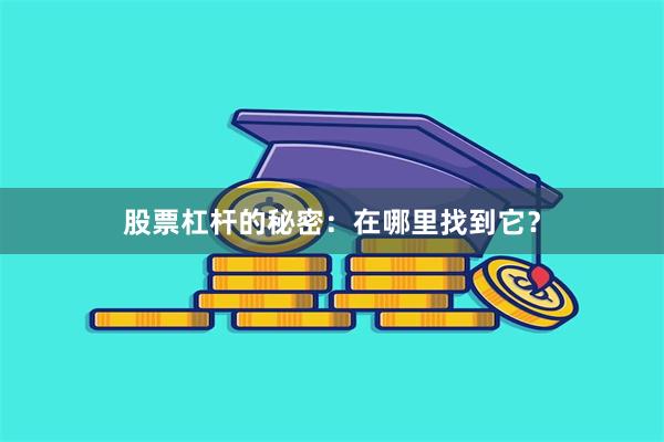 股票杠杆的秘密：在哪里找到它？