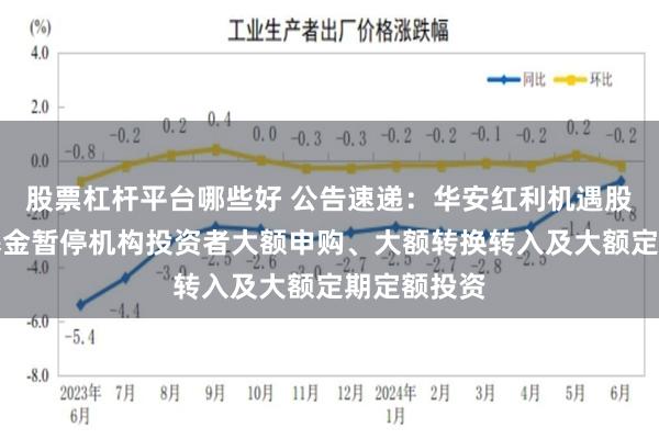 股票杠杆平台哪些好 公告速递：华安红利机遇股票发起式基金暂停机构投资者大额申购、大额转换转入及大额定期定额投资